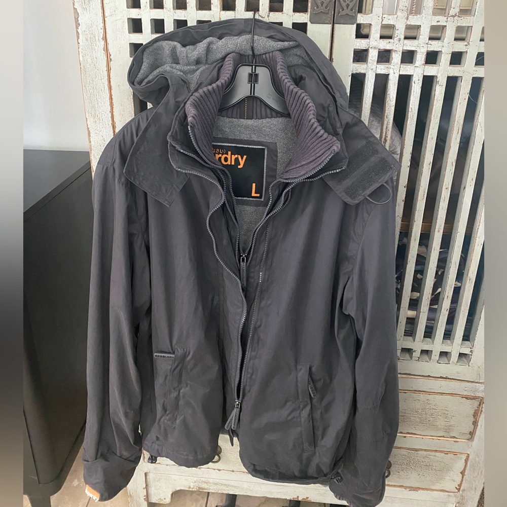 Dark Gray Superdry Windcheater - image 1